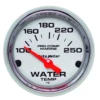 Vattentempmätare 52mm 100-250ºF (Elektrisk) MARINE Krom
