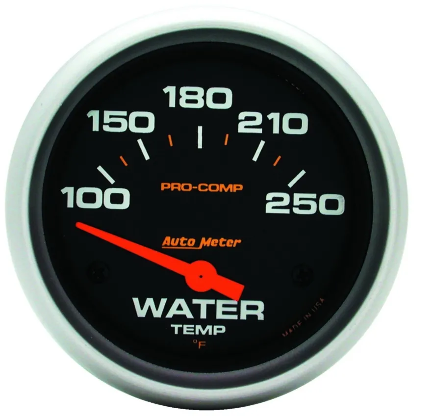 Vattentempmätare 66.7mm 100-250ºF (Elektrisk) PRO-COMP