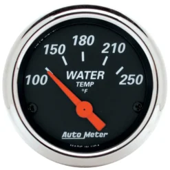 Vattentempmätare 52mm 250ºF (Elektrisk) DESIGNER Svart