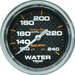 Vattentempmätare 66.7mm 120-240ºF (Mekanisk) CARBON FIBER