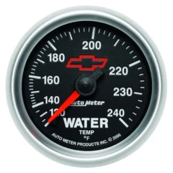Vattentempmätare 52mm 120-240ºF (Mekanisk) GM CHEVY Svart