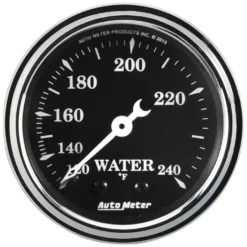 Vattentempmätare 52mm 120-240ºF OLD TYME BLACK