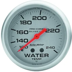 Vattentempmätare 66.7mm 120-240ºF Ultra-Lite