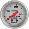 Vattentrycksmätare 52mm 35PSI (Mekanisk) MARINE SILVER