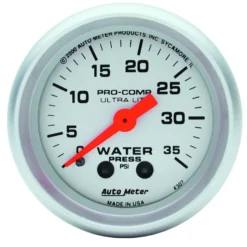 Vattentrycksmätare 52mm 35PSI (Mekanisk) Ultra-Lite