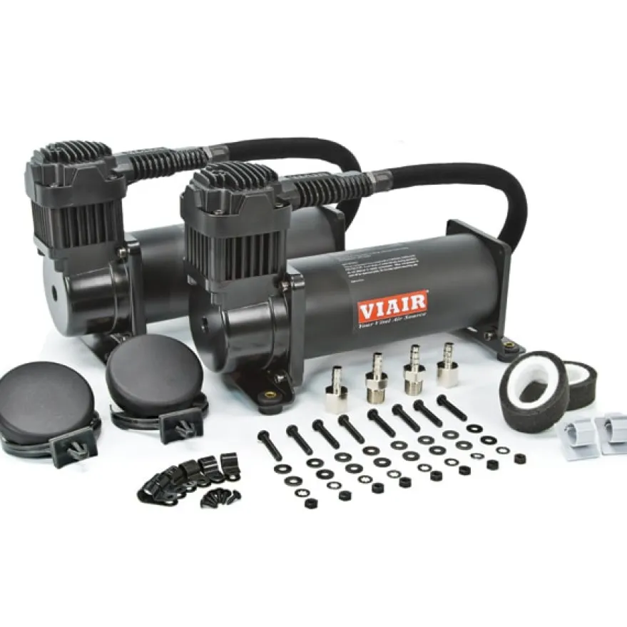 Viair 444C Dualpack Kompressorer Luftfjädring (Stealth Svart) 200 PSI CE-Märkta