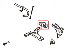 Volkswagen Audi / Seat / / VW Främre Länkarmsbussningar Bakre Hardrace