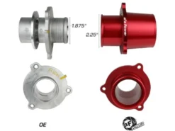 Volkswagen Golf GTI 2015-2021 2.0L (t) Tryckrör aFe Power - Röd