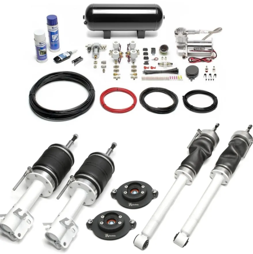 Volkswagen Golf MK1 / Golf MK1 Cabriolet / Jetta MK1 / Scirocco MK1+MK2 1974 - 1992 Komplett Luftfjädring Inkl. Manuellt Styrsystem TA Technix