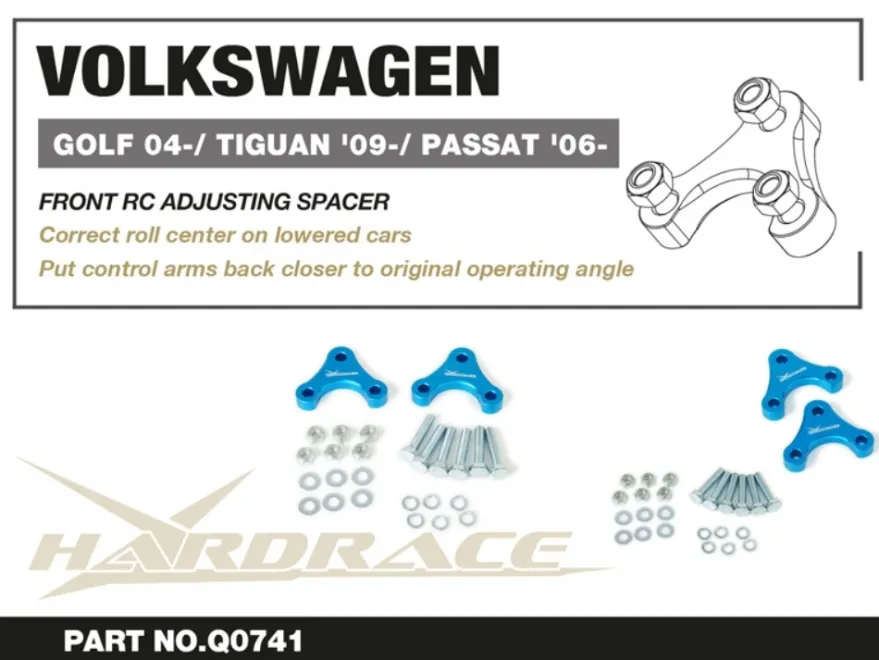 Volkswagen VAG 04+ Korrigeringsspacer +15mm Hardrace