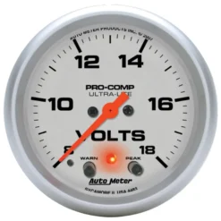 Voltmätare 66.7mm 18V (Digital Stepper-motor) Ultra-Lite