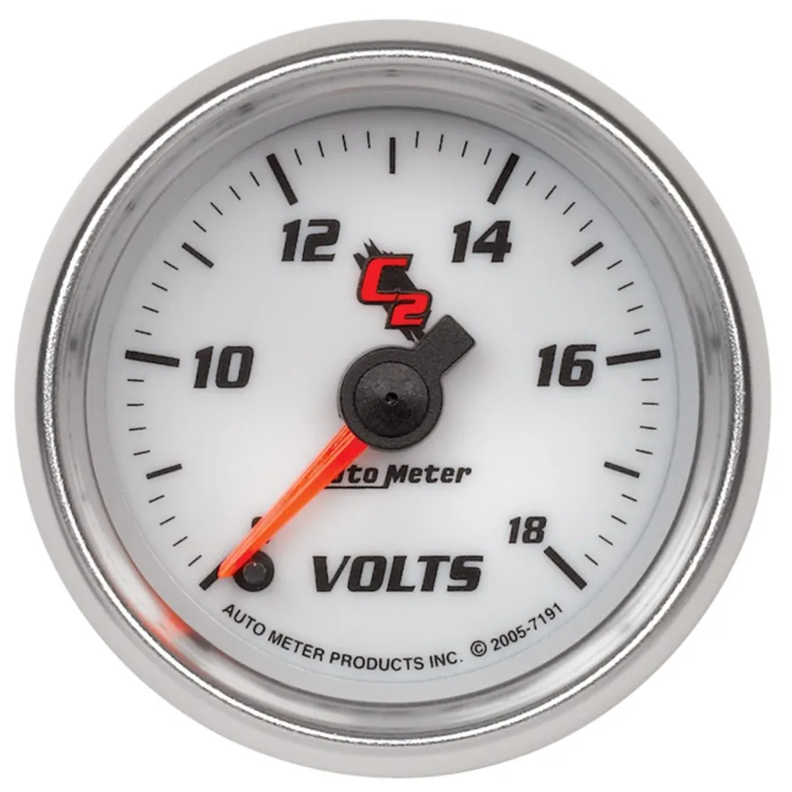 Voltmätare 52mm 18V (Digital Stepper-motor) C2