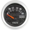 Voltmätare 52mm 8-18V (Elektrisk) Autometer / Hoonigan