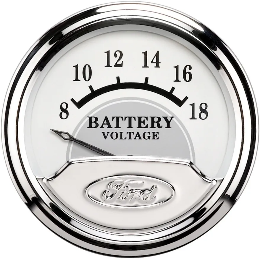 Voltmätare 52mm 18V (Elektrisk) FORD MASTERPIECE