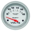 Voltmätare 52mm 18V (Elektrisk) MARINE SILVER