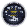 Voltmätare 52mm 18V (Elektrisk) MARINE CARBON FIBER