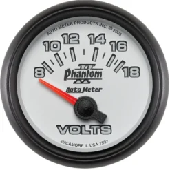 Voltmätare 52mm 18V (Elektrisk) PHANTOM II