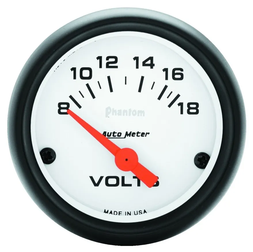 Voltmätare 52mm 18V (Elektrisk) PHANTOM