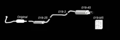 Volvo S40 I, V40 I V 1996-2000 Sportavgassytem Catback TA Technix