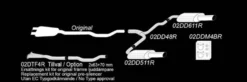 Volvo V70 III / XC 70 II B 2007-2017 Duplex Sportavgassystem TA Technix