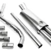 VW Golf III, Golf III Cabriolet, Golf IV Cabriolet Golf III, Typ 1H_, / Golf III Cabriolet, Typ 1E_, / Golf IV Cabriolet, Typ 1E_ 1991-2002 Avgassystem Racing TA Technix