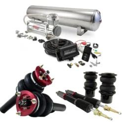15-24 VW GOLF MK7/MK8 / 15-20 AUDI A3/S3/RS3 Komplett Luftfjädring Inkl. Air Lift ALP4 Styrsystem Air Lift Performance