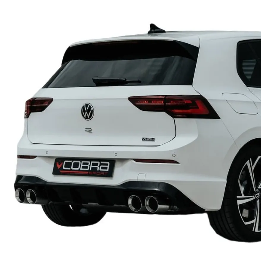 VW Golf R Mk8 2.0 TSI 2021+ Cat/GPF Back Sportavgassystem Cobra Sport