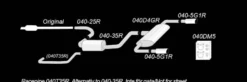 VW Golf VI GTI 5K 2009- Duplex Sportavgassystem TA Technix