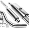 VW Polo, Polo Coupe, Polo Classic 86C 1987-1994 Rostfritt Sportavgassystem Catback TA Technix