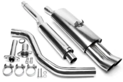 VW Polo, Polo Coupe, Polo Classic 86C 1987-1994 Rostfritt Sportavgassystem Catback TA Technix