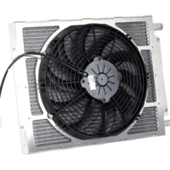 AC Kondensor Radiator 468 x 350 mm & Skeleton Fläktkåpa Kit (Push)T7 Design