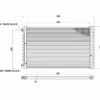 AC Kondensor Radiator 593 x 350 mmT7 Design