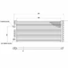 AC Kondensor Radiator 593 x 250 mmT7 Design