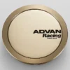 Advan 63mm Fullt Platt Centrumkåpa - Brons Alumit
