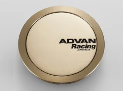 Advan 73mm Fullt Platt Centrumkåpa - Brons Alumit