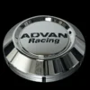 Advan 63mm Låg Centrumkåpa - Krom