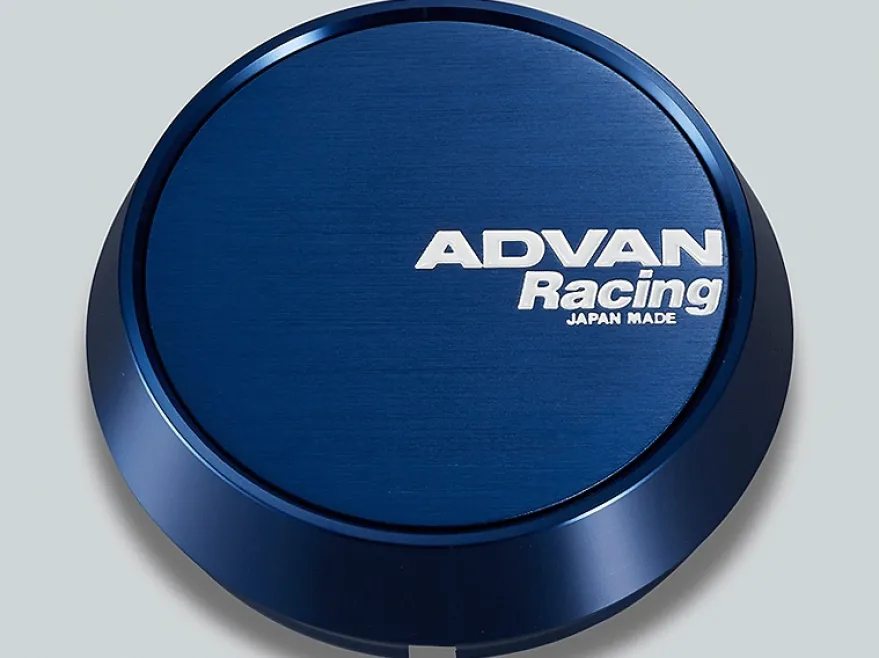 Advan 73mm Middle Centrumkåpa - Blå Anodiserad
