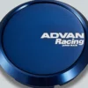 Advan 73mm Platt Centrumkåpa - Blå Anodiserad