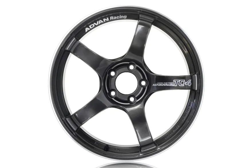 Advan TC4 18x9,5 +12 5-114,3 Racing Gunmetallic & Ring Fälg