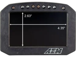 AEM CD-5G Carbon Digital Dash Flat Panel (Utan Logger / Med GPS)