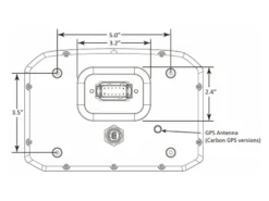 AEM CD-7G Carbon Digital Dash (Utan Logger / Med GPS)
