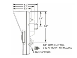 AEM CD-7G Carbon Digital Dash (Utan Logger / Med GPS)