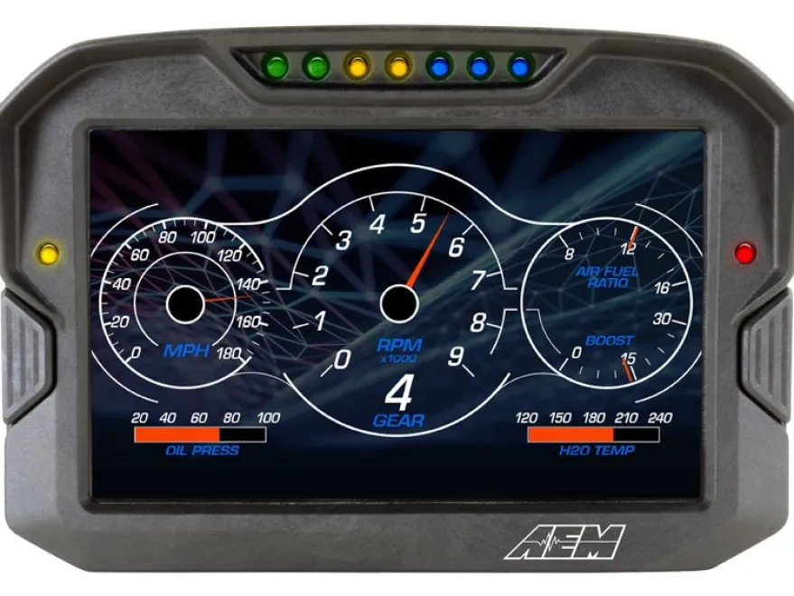 AEM CD-7G Carbon Digital Dash (Utan Logger / Med GPS)