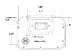 AEM CD-5G Carbon Digital Dash (Utan Logger / Med GPS)