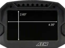 AEM CD-5G Carbon Digital Dash (Utan Logger / Med GPS)