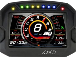 AEM CD-5LG Carbon Digital Dash (Med Logger / Med GPS)