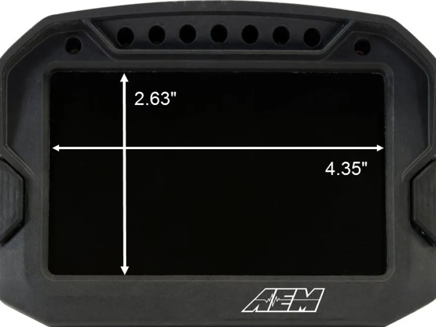 AEM CD-5LG Carbon Digital Dash (Med Logger / Med GPS)
