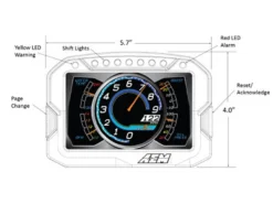 AEM CD-5LG Carbon Digital Dash (Med Logger / Med GPS)