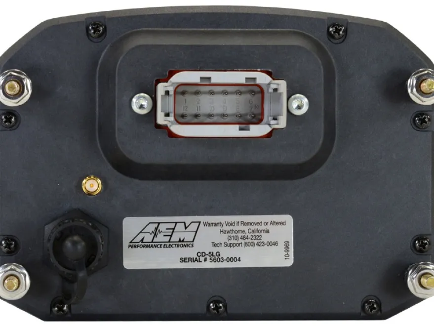 AEM CD-5LG Carbon Digital Dash (Med Logger / Med GPS)