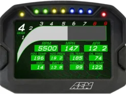 AEM CD-5LG Carbon Digital Dash (Med Logger / Med GPS)